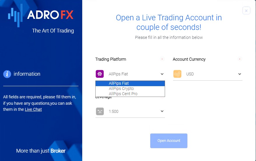 Alpha copy Trading with Adrofx-Allpips